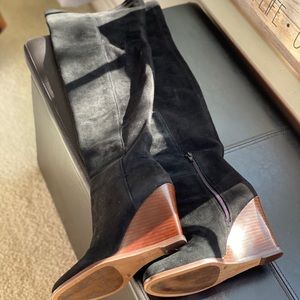 Vince Camuto Granta Over the Knee Suede wedge Boot